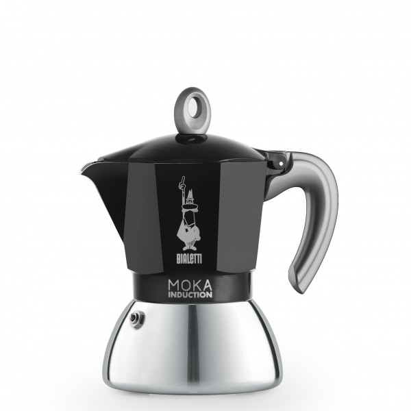 Moka Induktion schwarz für 4 Tassen