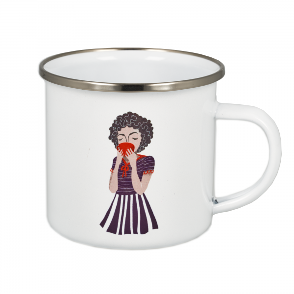 Schlürf Motiv-Teetasse - Frau Ricklefs