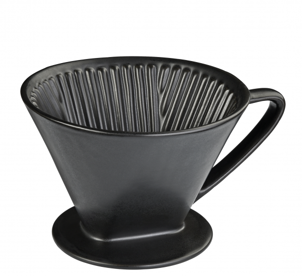 Kaffeefilter Keramik schwarz Gr. 4